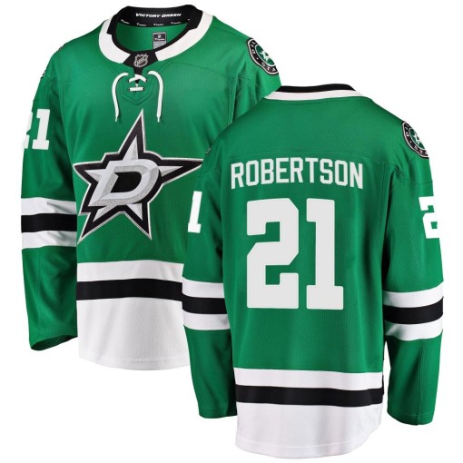 Jason Robertson Men's Fanatics Branded Dallas Stars Breakaway Green ...